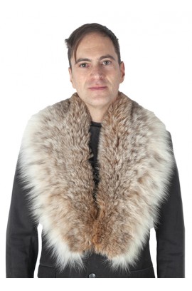 Russian lynx fur collar - unisex